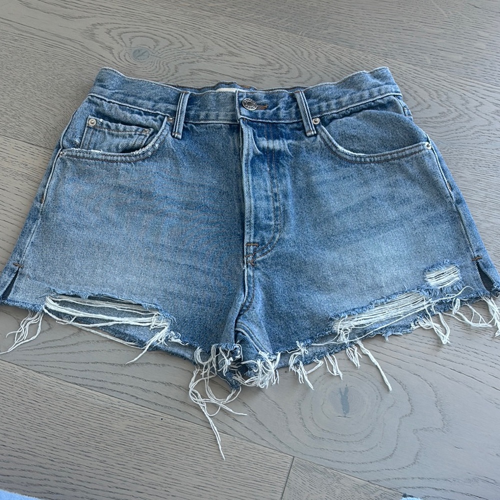Grlfrnd Denim Lyric Short